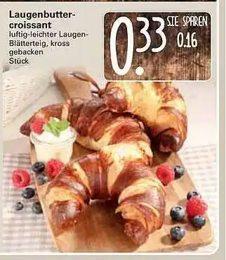 WEZ Laugenbutter-croissant Angebot