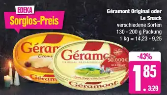 Edeka EDEKA Géramont Original oder Le Snack 130-200g Angebot