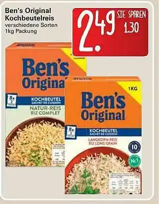 WEZ Ben's Original Kochbeutelreis Angebot