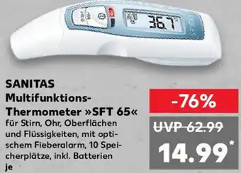 Kaufland SANITAS Multifunktions-Thermometer »SFT 65« Angebot