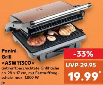 Kaufland Bestron Panini-Grill ASW113CO Angebot