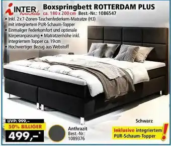 Norma24 Boxpringbett Rotterdam Plus Angebot