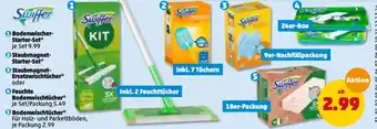 PENNY Swiffer Bodenwischer Starter Set, Staubmagnet Starter Set oder Staubmagnet Ersatzwischtücher Angebot