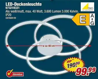 Poco Led-deckenleuchte 673210331 Angebot