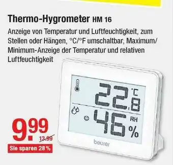 V Baumarkt Thermo-hygrometer Angebot