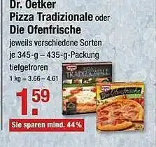 V Markt Dr. Oetker Pizza Tradizionale Oder Die Ofenfrische Jeweils Verschiedene Sorten Angebot