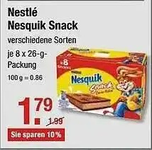 V Markt Nestlé Nesquik Snack Verschiedene Sorten Angebot