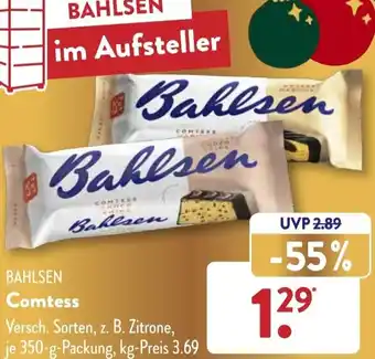 Aldi Süd BAHLSEN Comtess 350 g Packung Angebot