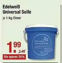 V Markt Edelweiß Universal Seife Angebot