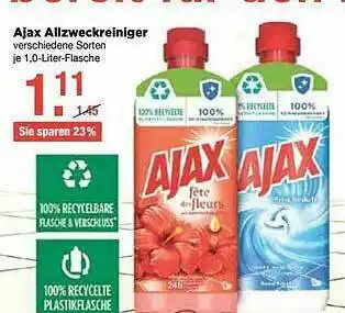 V Markt Ajax Allzweckreiniger Verschiedene Sorten Angebot