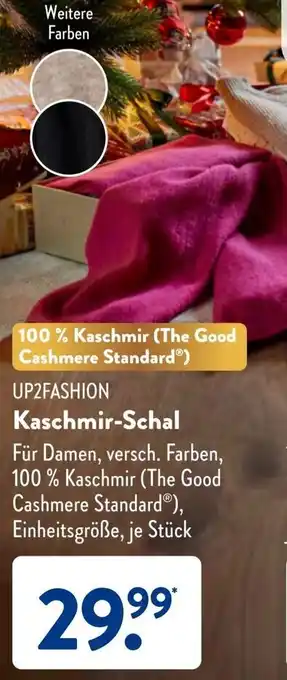 Aldi Süd UP2FASHION Kaschmir-Schal Angebot