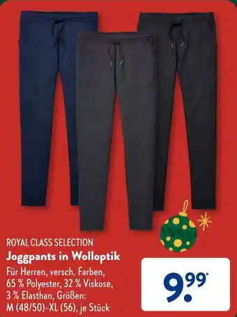 Aldi Süd ROYAL CLASS SELECTION Joggpants in Wolloptik Angebot