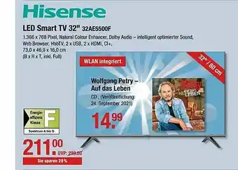 V Markt Hisense Led Smart Tv 32 Angebot