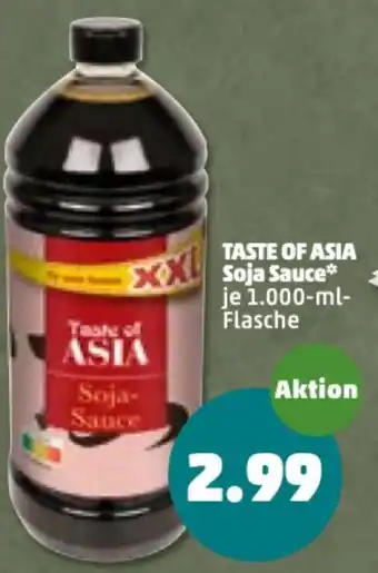 PENNY Taste of Asia Soja Sauce 1000ml Angebot