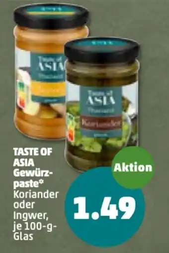 PENNY Taste of Asia Gewürzpaste 100g Angebot