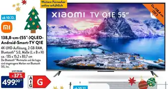 Aldi Süd Xiaomi 138,8 cm (55") QLED Android-Smart-TV Q1E Angebot