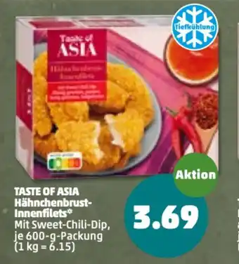 PENNY Taste of Asia Hähnchenbrust Innenfilets 600g Angebot