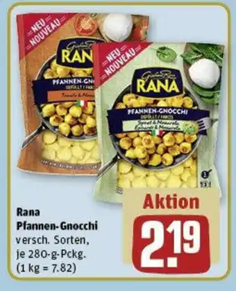 REWE Rana Pfannen-Gnocchi versch. Sorten, je 280-g-Pckg. Angebot