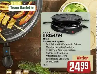 REWE Tristar Team Raclette RA-2998 Angebot