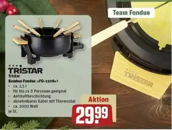 REWE Tristar Bambus Fondue FO-1108 Angebot