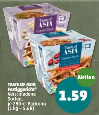 PENNY Taste of Asia Fertiggericht 280g Angebot