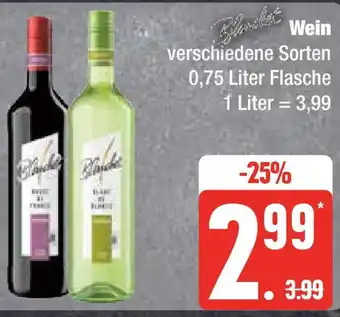 Edeka Blanchet Wein 750ml Angebot