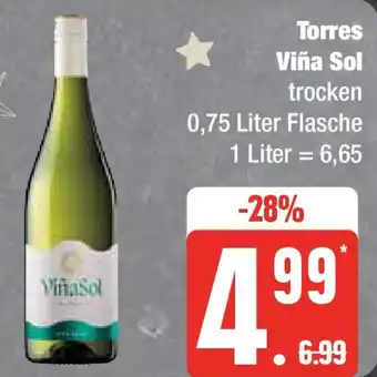 Edeka Torres Viña Sol trocken 0,75 L Angebot