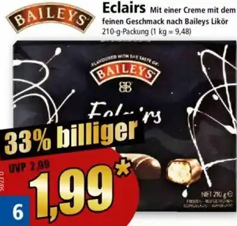 Norma BAILEYS Eclairs 210 g Packung Angebot