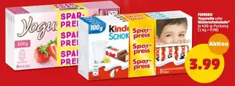 PENNY Ferrero Yogurette oder Kinderschokolade 400g Angebot