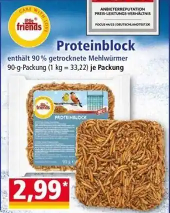 Norma little friends Proteinblock 90 g Packung Angebot