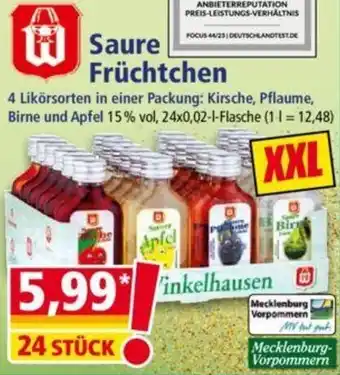 Norma Saure Früchtchen 24 x 0,22 l Flasche Angebot