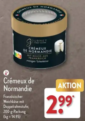 Aldi Nord Crémeux de Normandie 200 g Packung Angebot