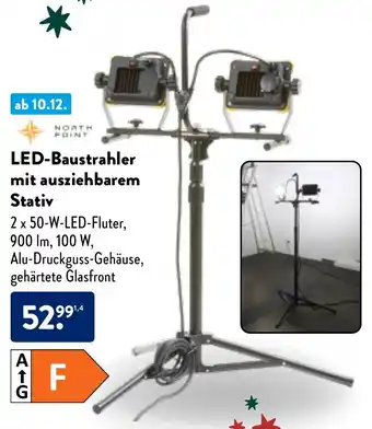 Aldi Nord LED-Baustrahler mit Stativ Angebot