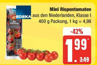 Marktkauf Edeka Mini Rispentomaten 400 g Packung Angebot