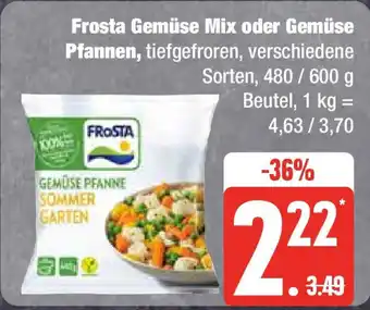 Marktkauf Frosta Gemüse Mix oder Gemüse Pfannen 480 / 600 g Beutel Angebot