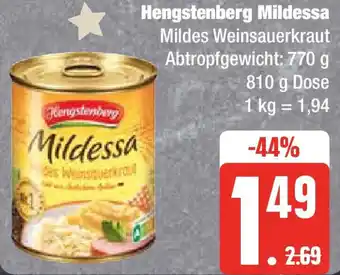 Marktkauf Hengstenberg Mildessa 810 g Dose Angebot