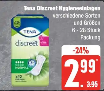 Marktkauf Tena Discreet Hygieneeinlagen Angebot