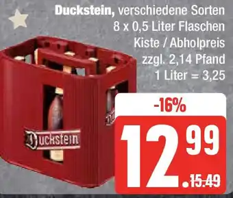 Marktkauf Duckstein 8 x 0,5 Liter Flaschen Angebot