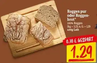 NP Discount Roggen pur oder Roggenbrot 400 g Laib Angebot