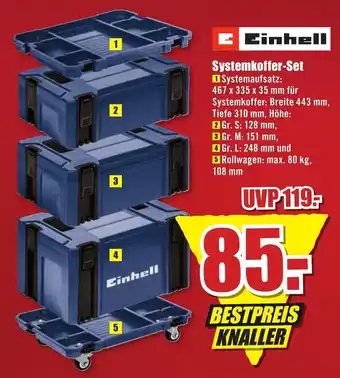 B1 Discount Baumarkt Einhell Systemkoffer Set Angebot