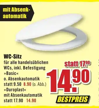 B1 Discount Baumarkt WC Sitz Angebot