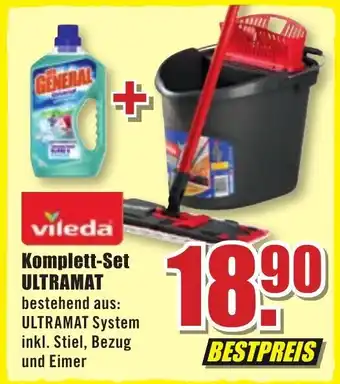 B1 Discount Baumarkt Vileda Komplett Set Ultramat Angebot