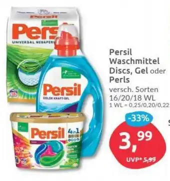 Budni Persil Waschmittel Discs, Gel oder Perls Angebot