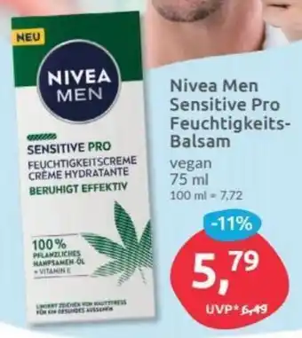 Budni Nivea Men Sensitive Pro Feuchtigkeits Balsam 75ml Angebot