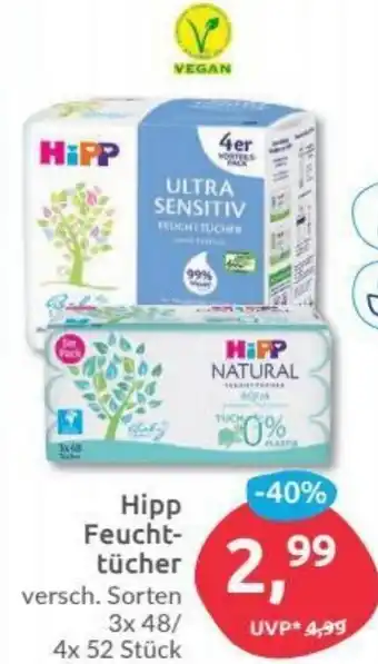 Budni Hipp Feuchttücher Angebot