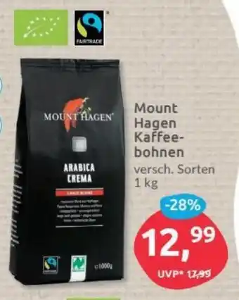 Budni Mount Hagen Kaffeebohnen 1kg Angebot