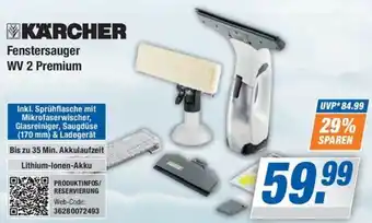 Expert Bening KÄRCHER Fenstersauger WV 2 Premium Angebot