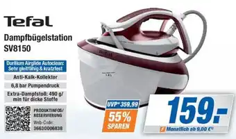 Expert Bening Tefal Dampfbügelstation SV8150 Angebot