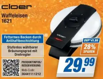 Expert Bening cloer Waffeleisen 1621 Angebot