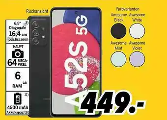 MEDIMAX A52s 5g Angebot